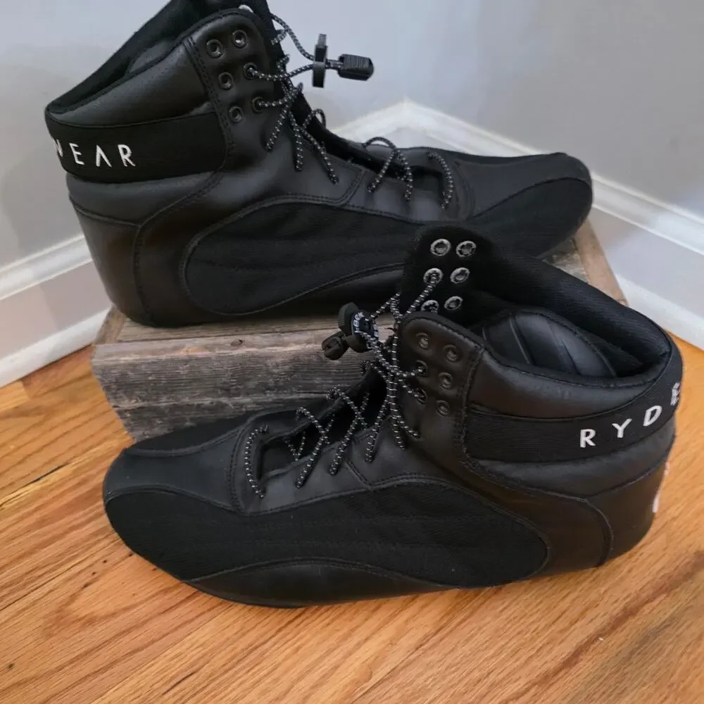 ​Ryderwear Kaiho Lifting Shoes Black Mens Size 13 High Top Gym Sneakers
